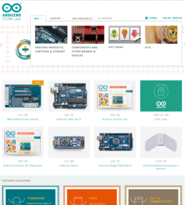 store-usa.arduino.cc Page